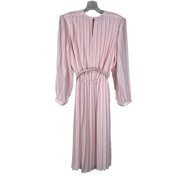 Monica Richards Pale Pink Pleated Dress - Picture 7 of 8